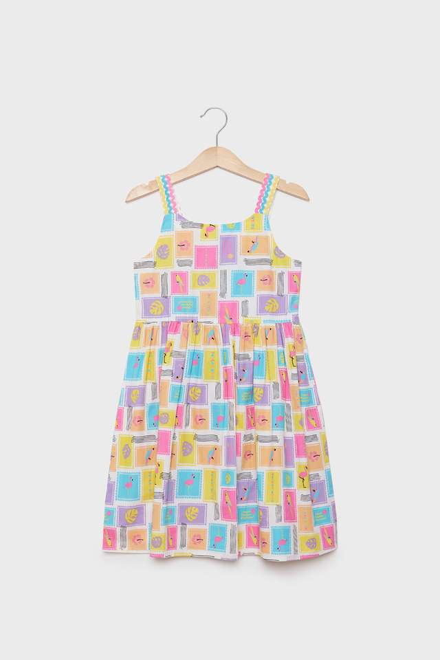 Printed-Cotton-Square-Neck-Girls-Casual-Wear-Dress