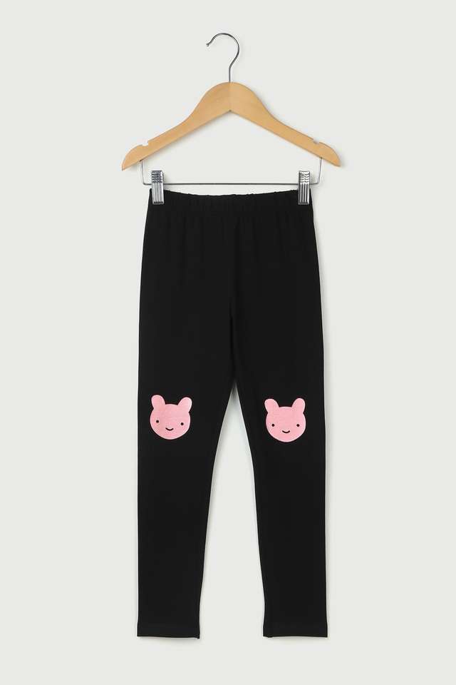 Solid-Blended-Fabric-Skinny-Fit-Girls-Leggings