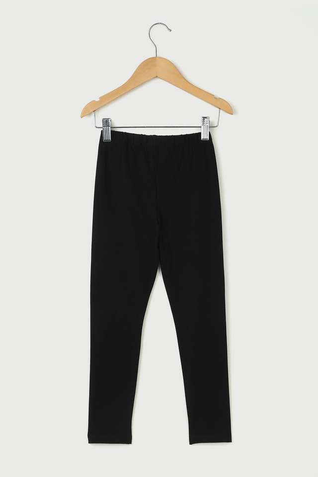 Solid-Blended-Fabric-Skinny-Fit-Girls-Leggings