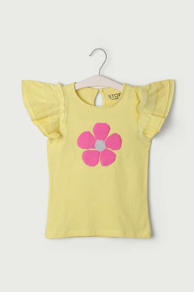 Graphic-Print-Cotton-Round-Neck-Girls-Casual-Wear-Top