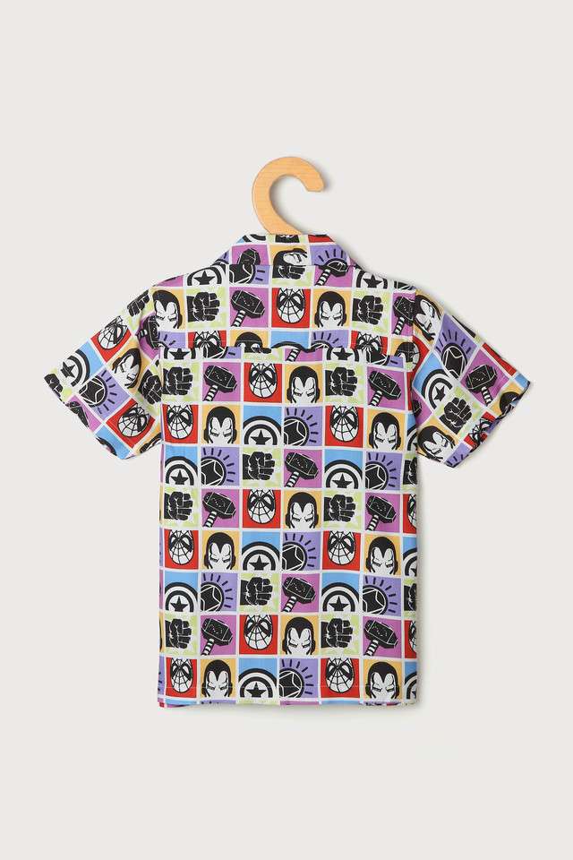 Printed-Rayon-Collared-Boys-Shirt