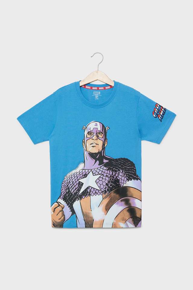 Solid-Cotton-Round-Neck-Boys-T-Shirt