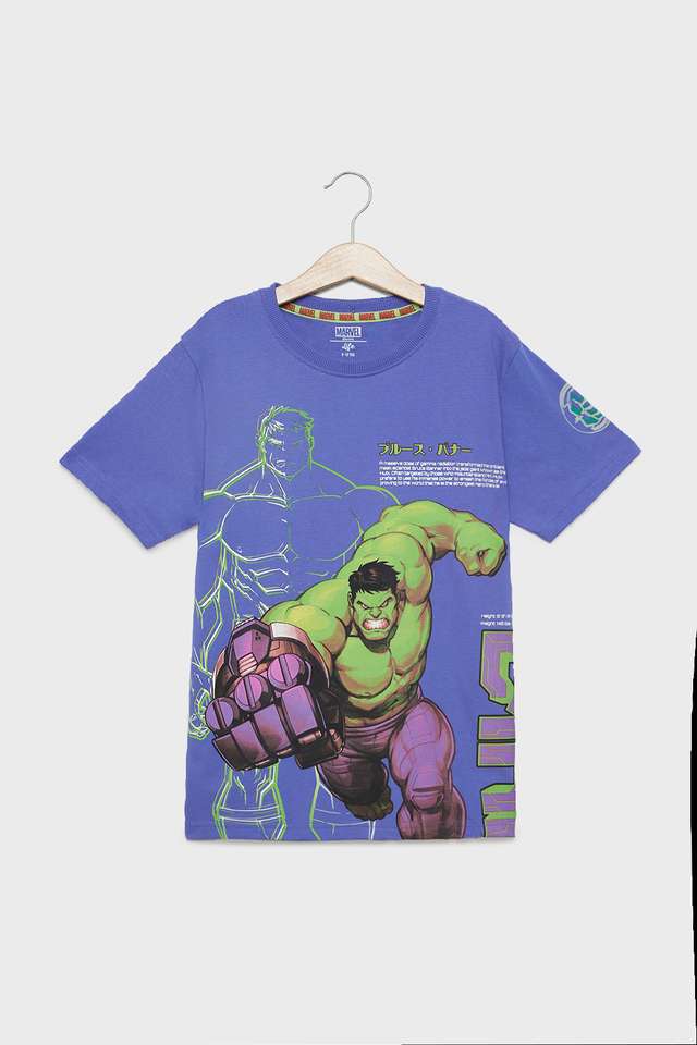 Solid-Cotton-Round-Neck-Boys-T-Shirt