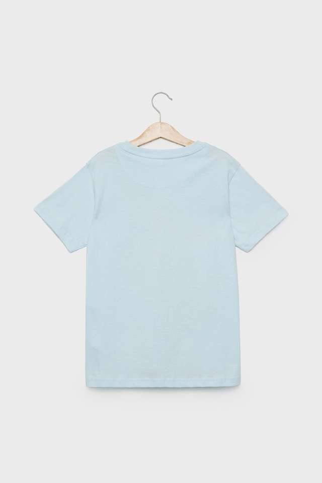 Solid-Cotton-Round-Neck-Boys-T-Shirt