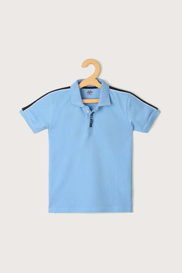 Solid-Cotton-Polo-Boys-T-Shirt