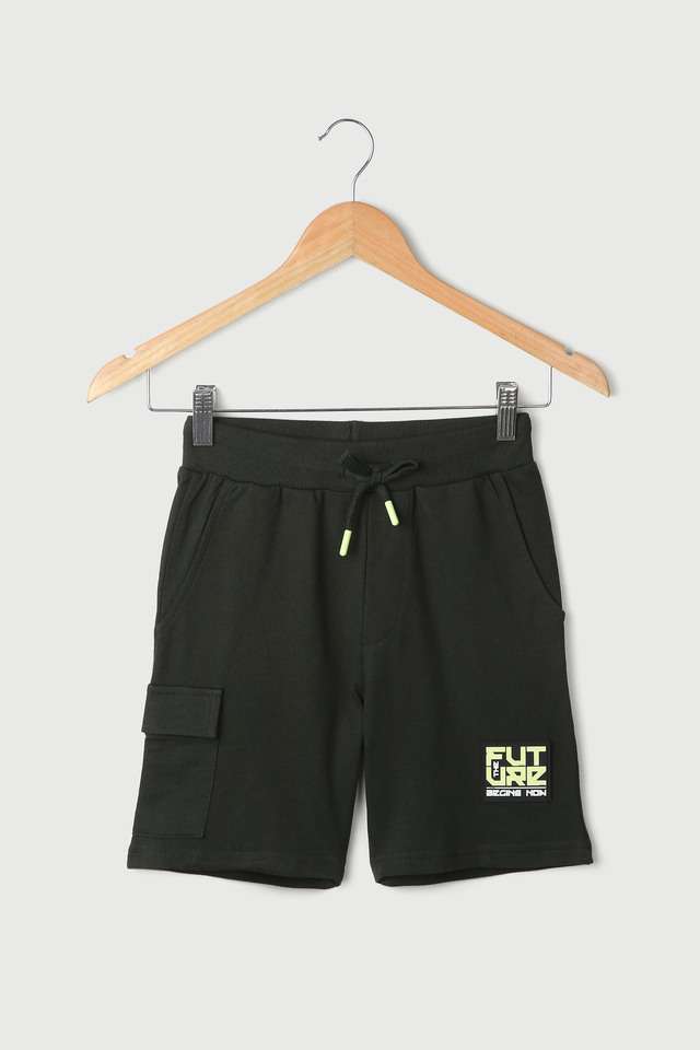 Solid-Cotton-Regular-Fit-Boys-Shorts