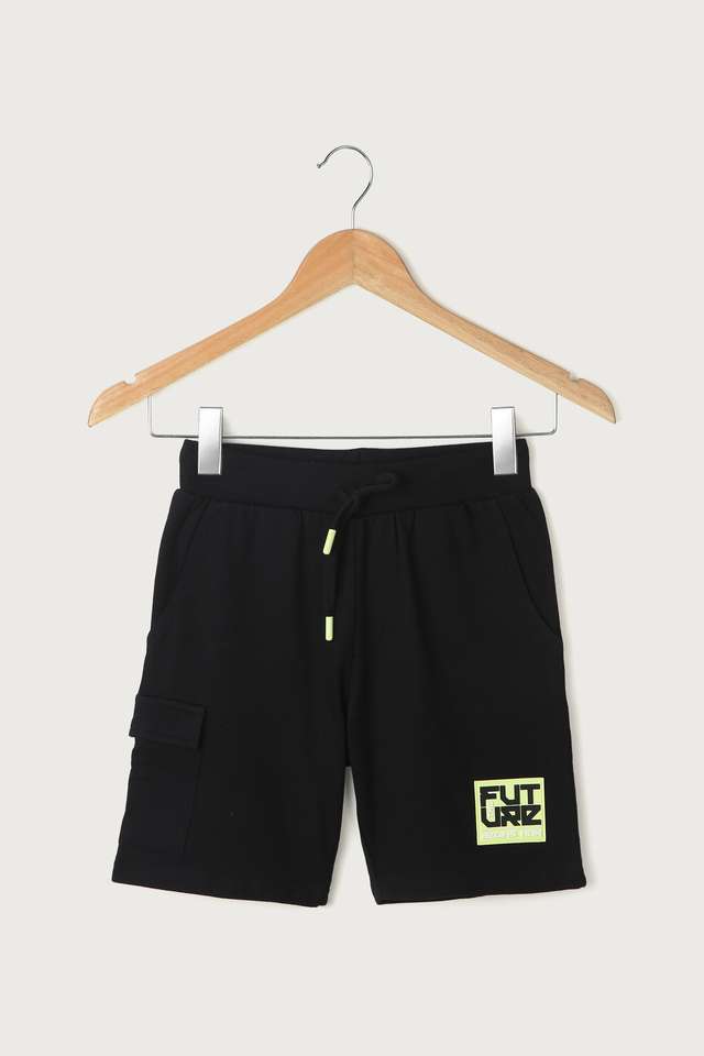 Solid-Cotton-Regular-Fit-Boys-Shorts