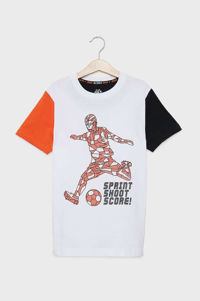 Solid-Cotton-Round-Neck-Boys-T-Shirt