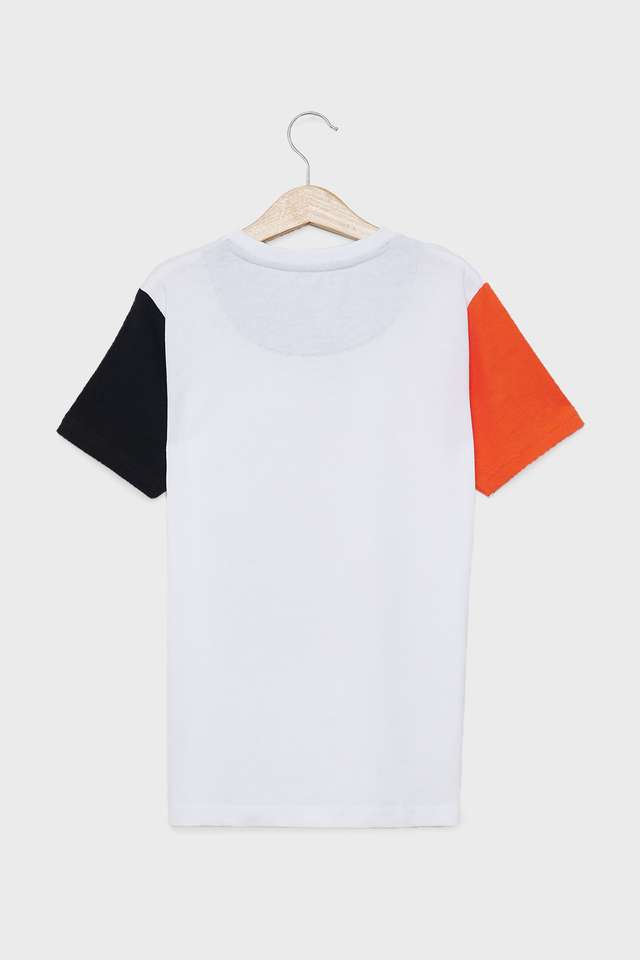 Solid-Cotton-Round-Neck-Boys-T-Shirt