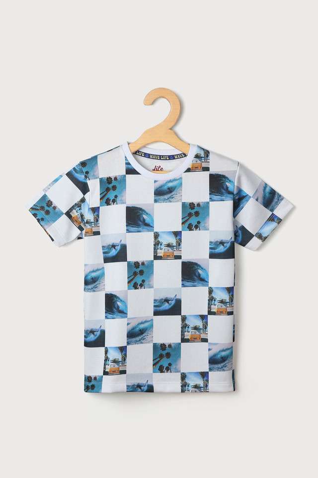 Printed-Cotton-Round-Neck-Boys-T-Shirt