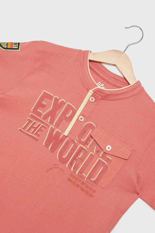 Solid-Cotton-Round-Neck-Boys-T-Shirt