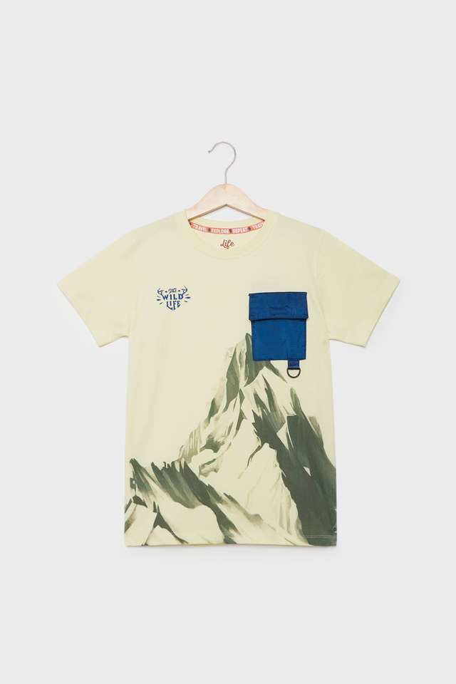 Solid-Cotton-Round-Neck-Boys-T-Shirt