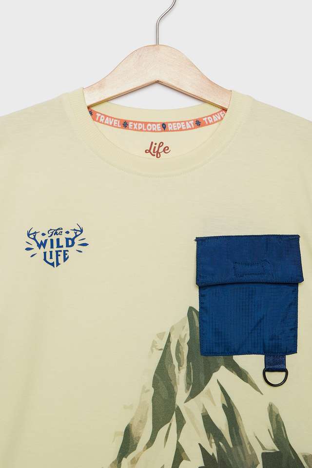 Solid-Cotton-Round-Neck-Boys-T-Shirt