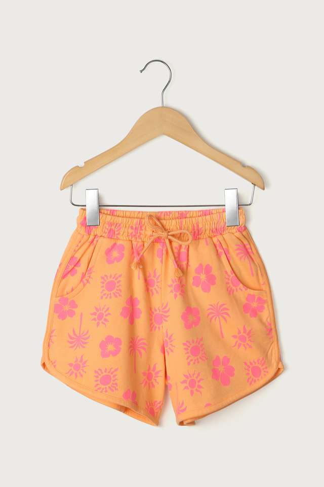 Printed-Cotton-Regular-Fit-Girls-Shorts
