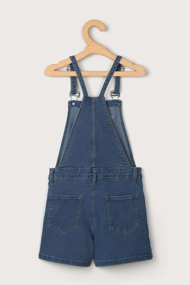 Printed-Denim-Square-Neck-Girls-Casual-Wear-Dress