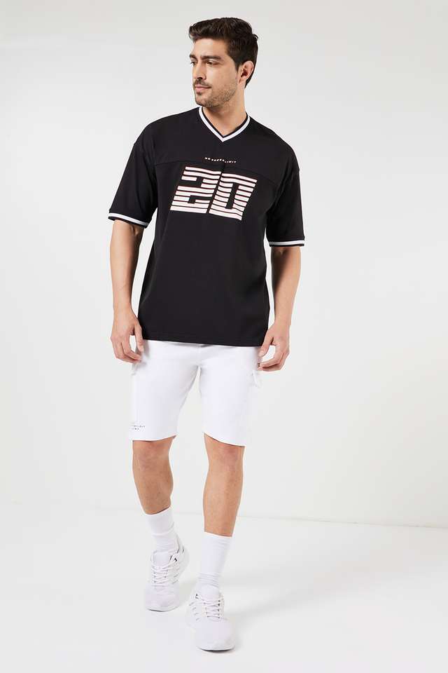 Printed-Blended-Fabric-Round-Neck-Men-s-T-Shirt