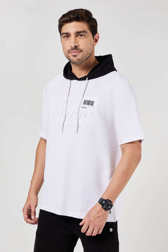 Printed-Blended-Fabric-Hood-Men-s-T-Shirt