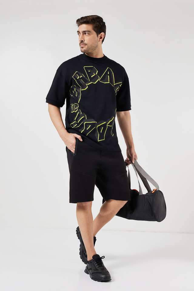 Typographic-Blended-Fabric-Relaxed-Fit-Men-T-Shirt
