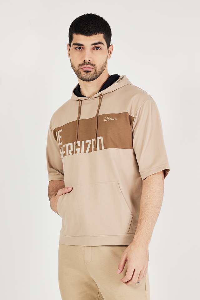 Printed-Cotton-Blend-Hooded-Men-s-T-Shirt