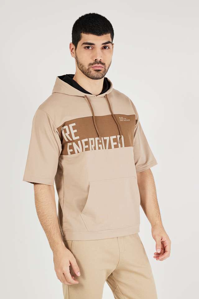 Printed-Cotton-Blend-Hooded-Men-s-T-Shirt
