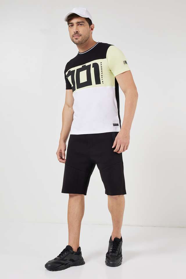 Printed-Blended-Fabric-Round-Neck-Men-s-T-Shirt