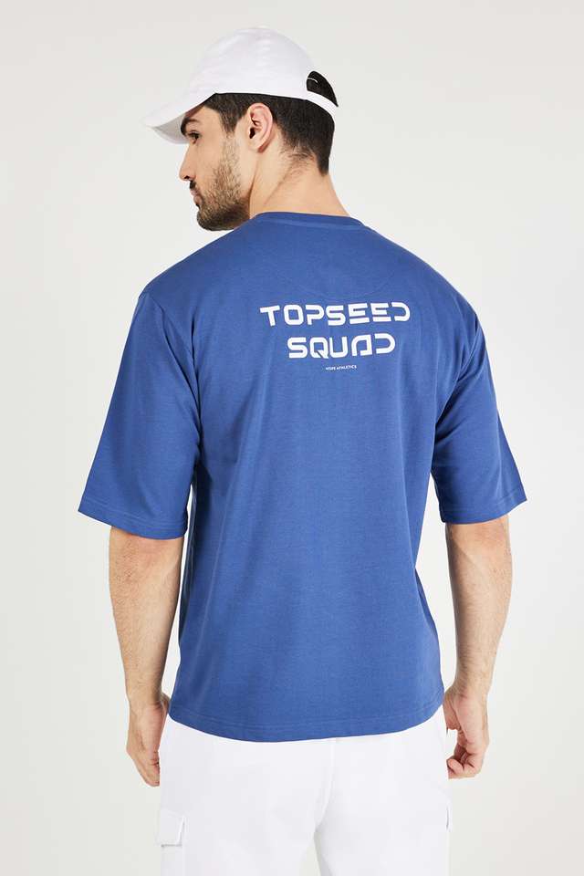 Solid-Cotton-Blend-Relaxed-Fit-Men-T-Shirt