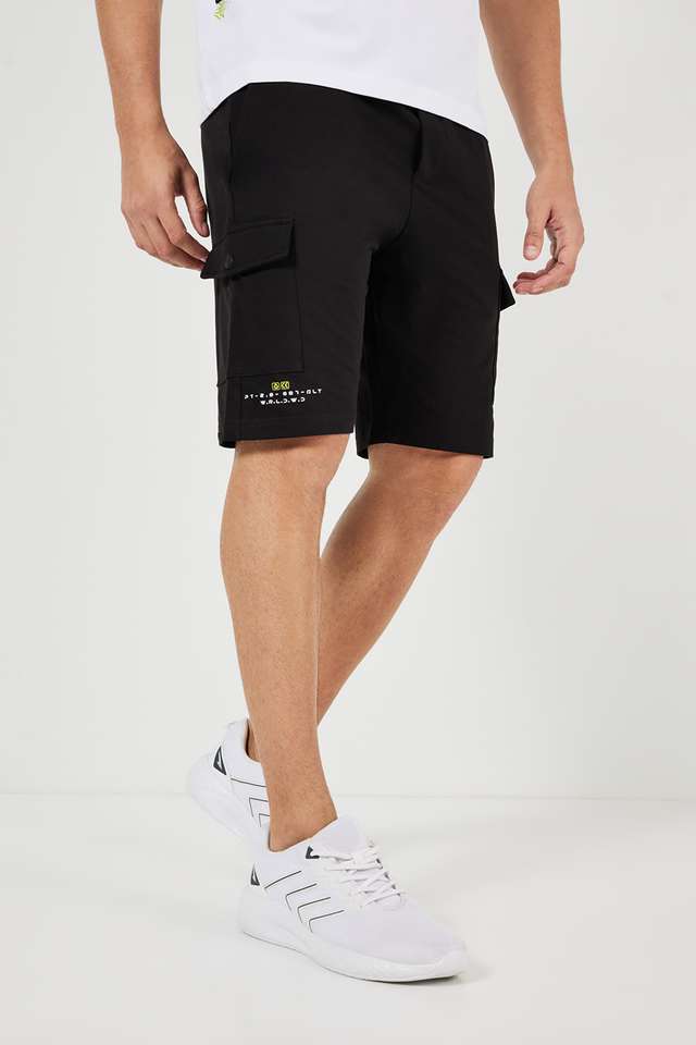 Regular-Fit-Cotton-Blend-Men-s-Casual-Wear-Shorts