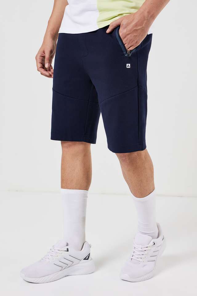 Solid-Cotton-Regular-Fit-Men-s-Shorts