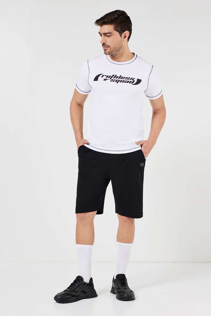 Solid-Cotton-Regular-Fit-Men-s-Shorts
