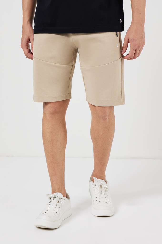 Solid-Cotton-Regular-Fit-Men-s-Shorts