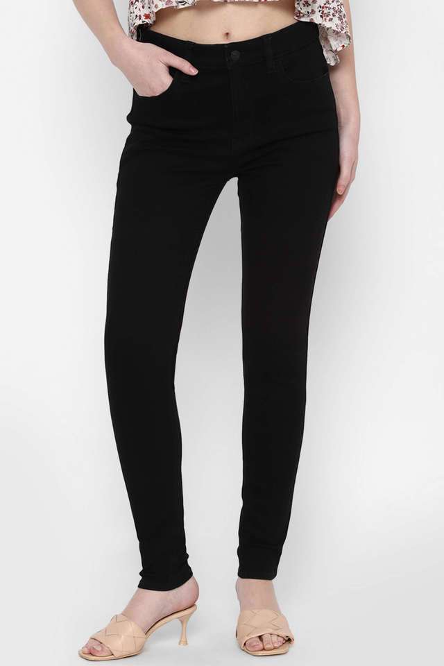 High-Rise-Dark-Wash-Cotton-Blend-Skinny-Fit-Women-s-Jeans