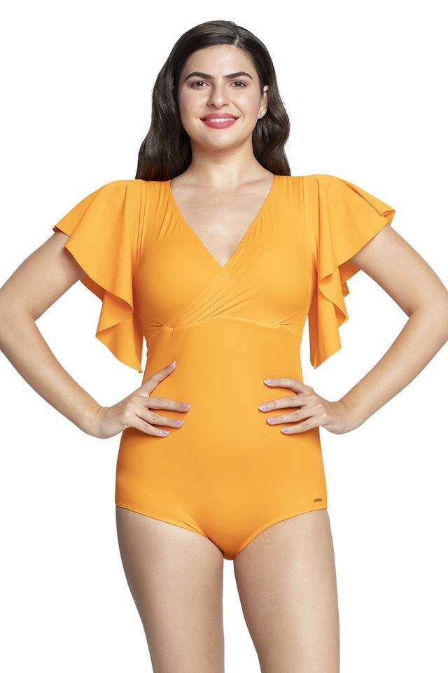 Solid-Nylon-Women-s-Casual-Wear-Swimwear