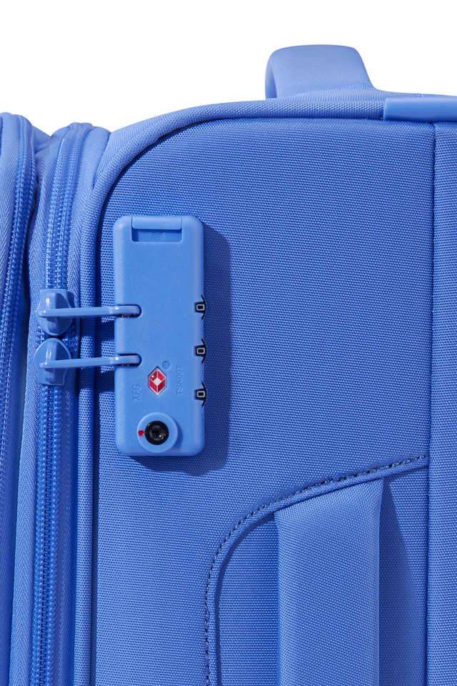 Buy American Tourister blue Men's Pop Dot Polyester Soft Trolley