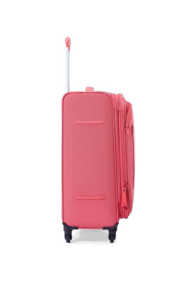Buy American Tourister red Men's Pop Dot Polyester Soft Trolley