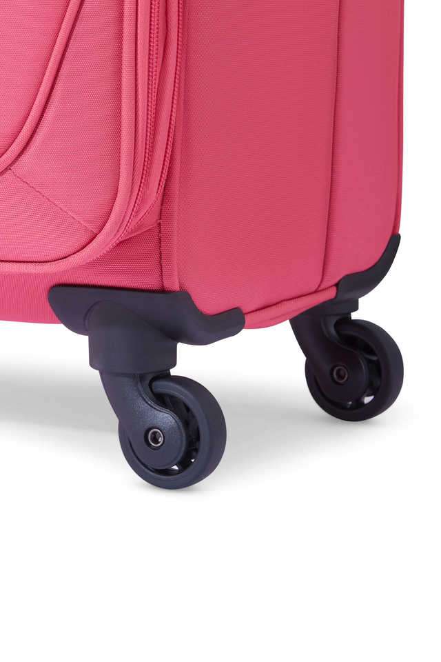 Buy American Tourister red Men's Pop Dot Polyester Soft Trolley