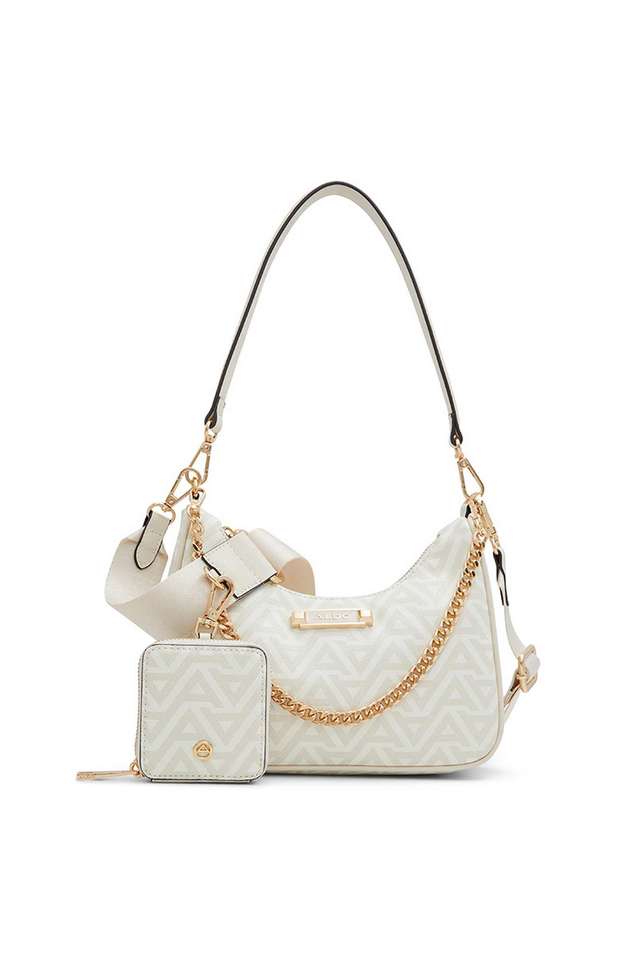 Buy ALDO Bone White Zipper Synthetic Women's Casual Wear
