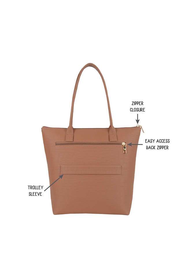 L-Barcelona-PVC-Zipper-Closure-Women-s-Tote-Bag