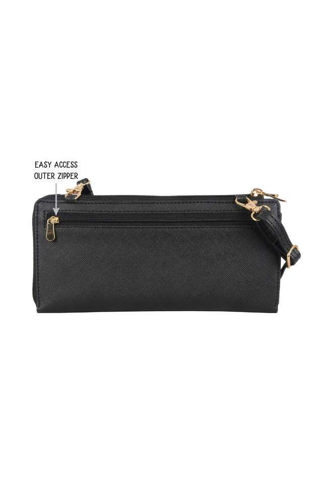 LP-Gabine-PVC-Zipper-Closure-Women-s-Sling-Bag
