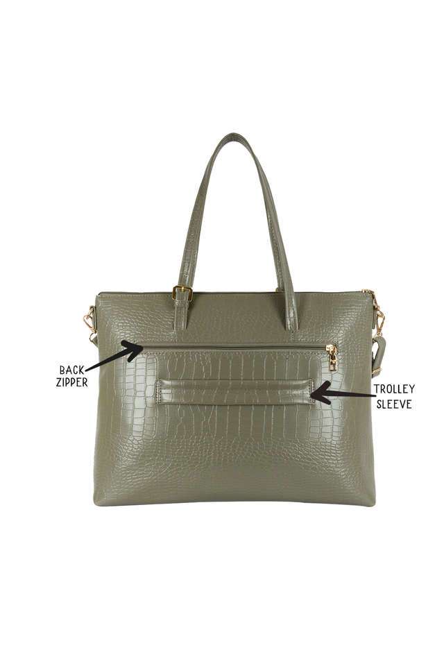 PVC-Zipper-Closure-Women-s-Laptop-Bag