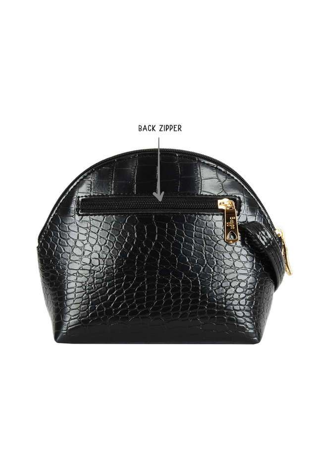 PVC-Zipper-Closure-Women-s-Sling-Bag