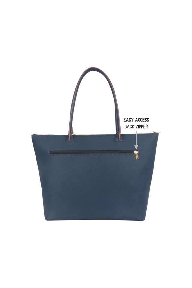PVC-Zipper-Closure-Women-s-Formal-Tote-Bag