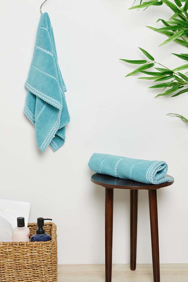Noah-Zero-Twist-Hand-Towel-Blue---Set-of-2