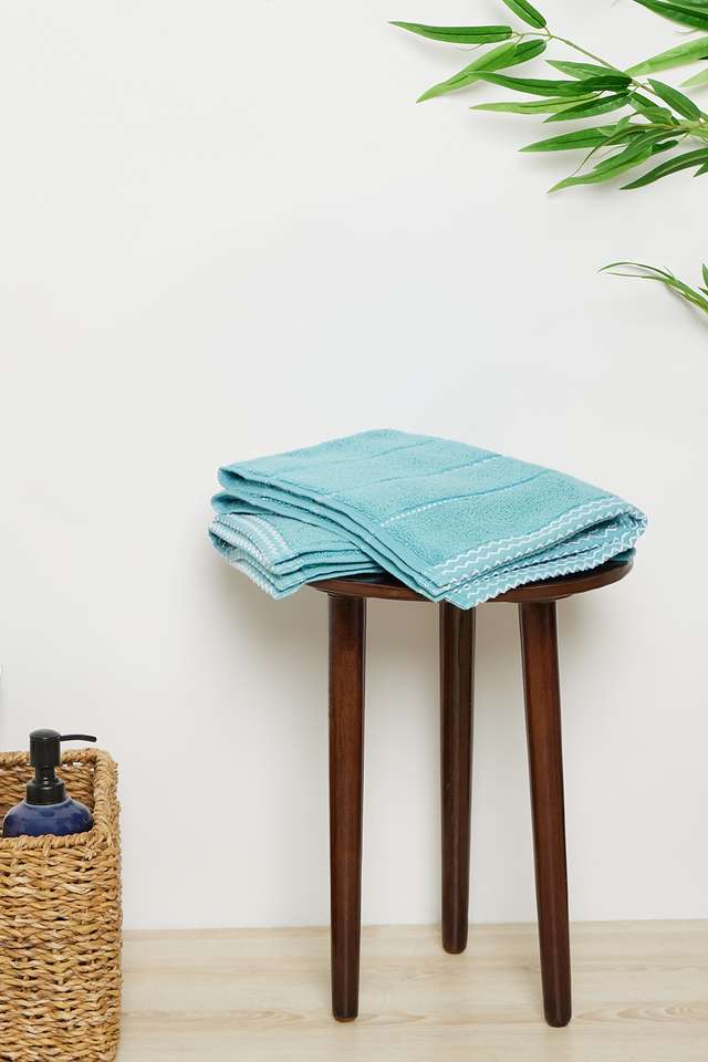Noah-Zero-Twist-Hand-Towel-Blue---Set-of-2
