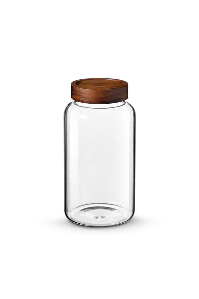 Acadia-Borosilicate-Glass-Jar-With-Wooden-Lid.-13x13x24-cm---2.6Ltr
