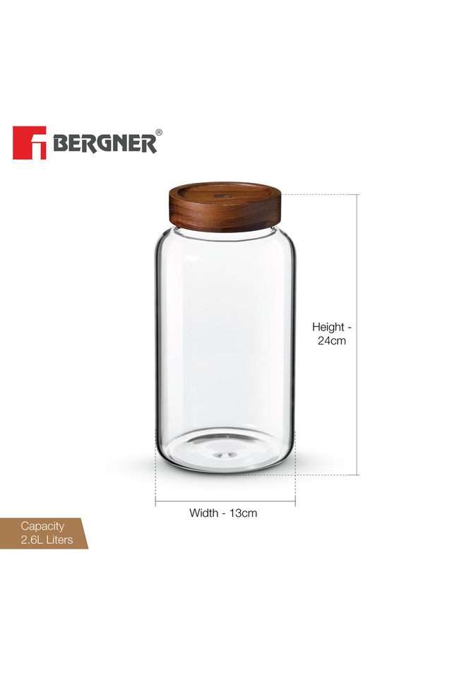 Acadia-Borosilicate-Glass-Jar-With-Wooden-Lid.-13x13x24-cm---2.6Ltr