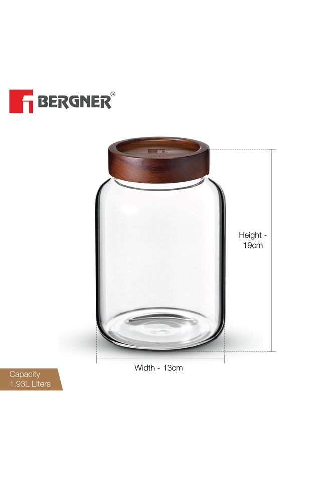 Acadia-Borosilicate-Glass-Jar-With-Wooden-Lid.-13x13x19-cm---1.93L