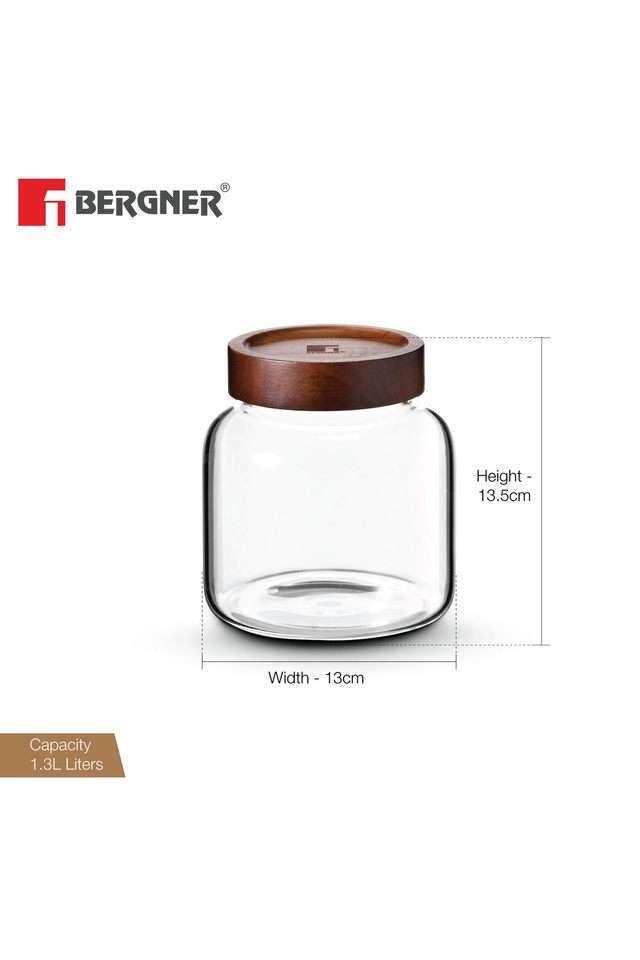 Acadia-Borosilicate-Glass-Jar-With-Wooden-Lid.-13x13x13.5-cm---1.3L
