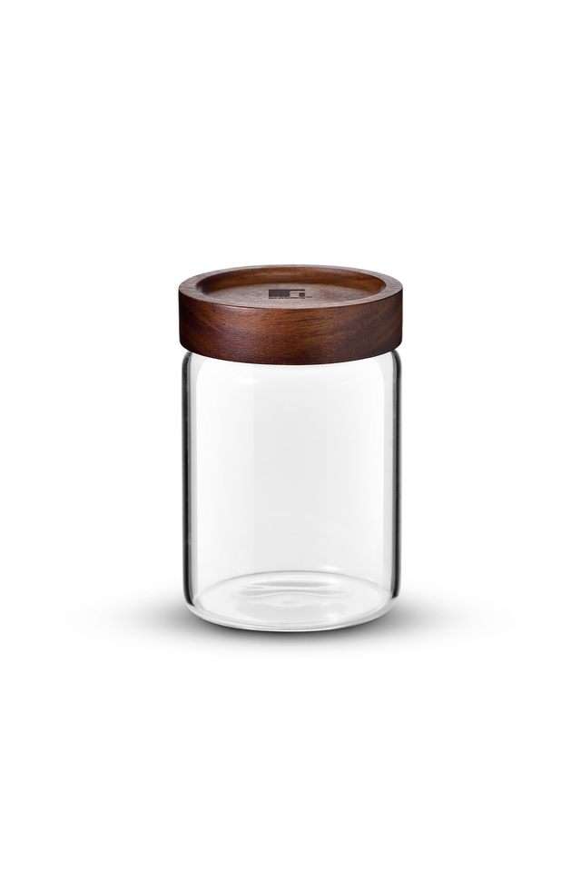 Acadia-Borosilicate-Glass-Jar-With-Wooden-Lid.-10x10x14.8-cm---900-ml