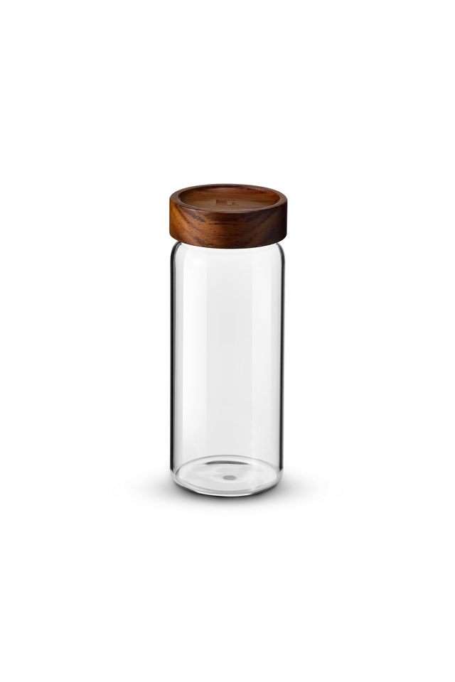 Acadia-Borosilicate-Glass-Jar-With-Wooden-Lid.-8x8x19.7-cm---780-ml