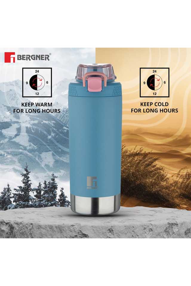 Walking-Stainless-Steel-Vaccum-Bottle-720ml -Light-Blue